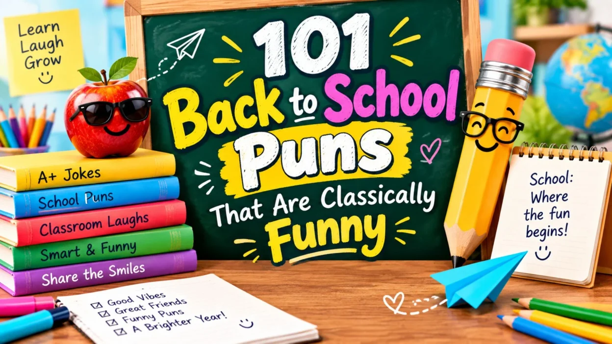 101 back to school puns that are classically funny